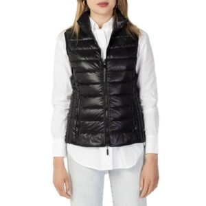Armani Exchange Down Vest Chaleco, Negro, L para Mujer