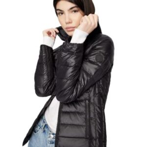 Armani Exchange Real Down Everyday Chaqueta, Mujer, Negro (Black 1200), Medium