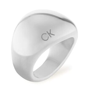 Calvin Klein Anillo para Mujer Colección PLAYFUL ORGANIC SHAPES de Acero Inoxidable - 35000443B