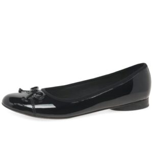 Clarks Premium Loreleigh RAE Ballet Flat, Black Pat, 3.5 UK, Pat Negro, 36.5 EU