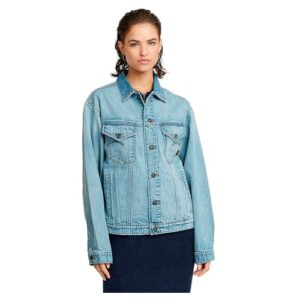 G-STAR Para Mujer Chaqueta Denim Relaxed, Azul (sun faded cloudburst D24347-D536-G339), L