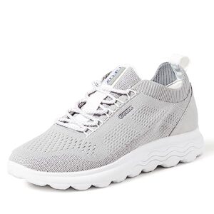 Geox D Spherica A, Zapatillas Mujer, Gris Lt Grey, 39 EU