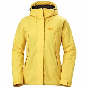 Helly Hansen Hp Ocean Fz Jacket, Chaqueta De Esquí Para Mujer, Amarillo (Yellow), XL