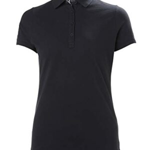 Helly Hansen Mujer Polo Crew Pique 2, M, Azul marino