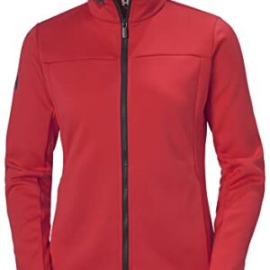 Helly Hansen W Crew Fleece Jacket, Camisa Mujer, Rojo (Red), XL