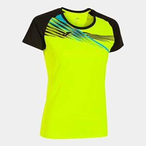 Joma Camiseta Manga Corta Elite x Amarillo Fluor Negro