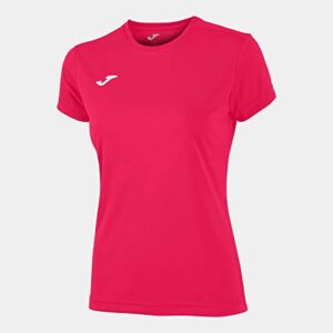 Joma Combi W M/C, Camiseta Mujer, Fucsia, XL