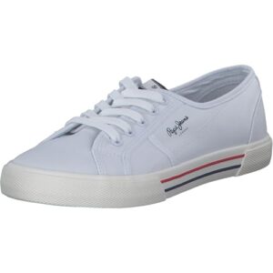 Pepe Jeans Brady Basic W, Zapatilla Mujer, Blanco, 36 EU