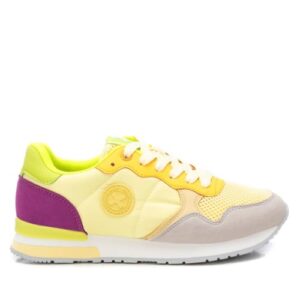XTI - Zapatilla Mujer Amarillo - Calzado Cómodo y Versátil - Moda Casual - Modelo 14406101 (Talla 37)
