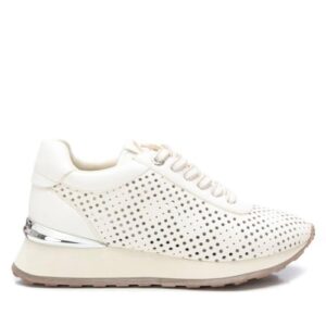 XTI - Zapatilla Mujer Blanco - Calzado Cómodo y Versátil - Moda Casual - Modelo 14377803 (Talla 37)