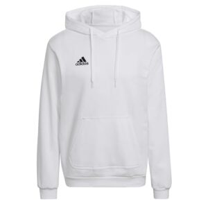 adidas Hombre Entrada 22 Sweat Hoodie, White / Black, M
