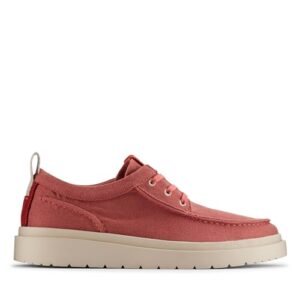 Clarks Polden Moc, Hombre, Red Canvas, 43 EU