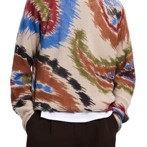 Desigual JERS_Paisley Sweatshirt, marrón, L Men's