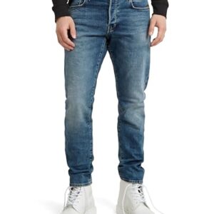 G-STAR Hombres 3301 Regular Tapered Jeans, Azul (Vintage Azure 51003-c052-a802), 31W / 32L