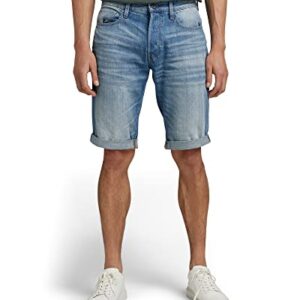 G-Star Para Hombre Shorts 3301 Denim, Azul (lt aged D07432-8973-424), 30