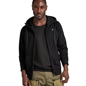 G-STAR Premium Core Hooded Zip Sweater, Sudadera para Hombre, Negro (Dk Black D16122-c235-6484), S