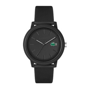 Lacoste Reloj Analógico de Cuarzo para Hombre o Mujer, con una elegante correa de silicona con textura petit piqué