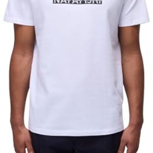 Napapijri Hombre Camiseta de Manga Corta Sere Blanco L