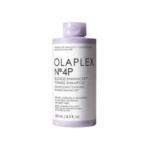 Olaplex No 4P Champú Tonificador para Tonos Rubios y Claros, Neutraliza Tonos Amarillos y Anaranjados, Repara Cabello Dañado, Todo Tipo de Cabello, Sin Sulfatos Ni Parabenos, 250ml