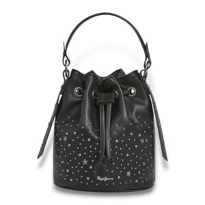 Pepe Jeans Ivy Cluster, Bolsa para Mujer, Negro (Black), Talla única