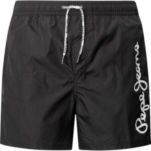 Pepe Jeans Traje de baño con Logotipo para Hombre, Negro (Negro), S