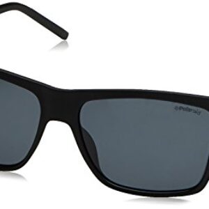Polaroid PLD 2050/S M9 807 55 Gafas de Sol, Negro (Black/Grey Pz), Hombre